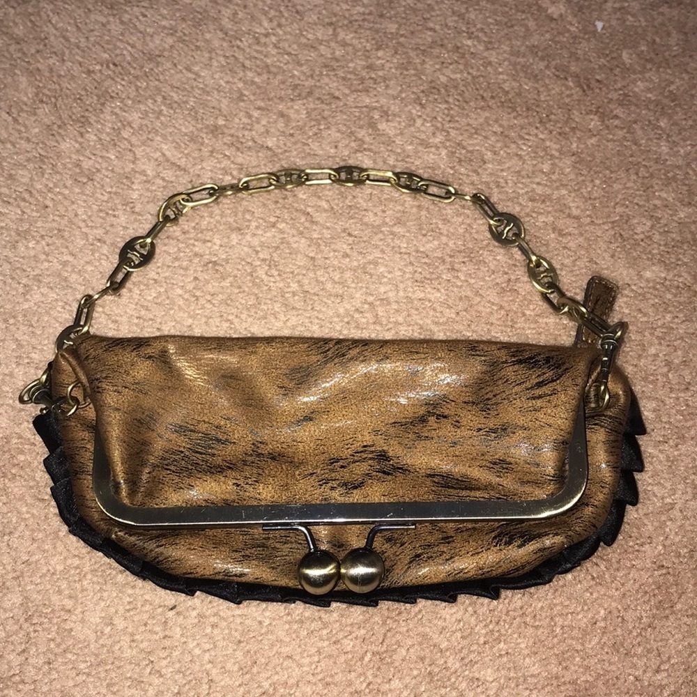 Rampage Clutch bag with gold like chain